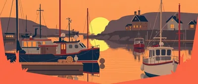 Illustration for: The Card I Almost Left Out of the Harbour