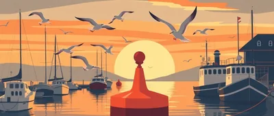 Illustration for: The Gulls Kept Landing on the Buoy Icon